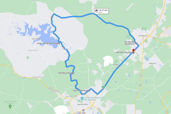 River Road Map